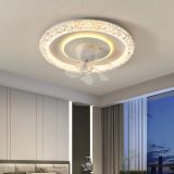 Bedroom Ceiling Fan Light Integrated 360° Rotation Ceiling Fan Strong Wind For Home Decro Led Ceiling Fan Chandelier