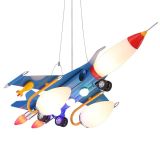 Creative Retro Aircraft American Children’s Room Pendant Lights Bedroom Boy LED Hanging Lamp Fixture Home Decro