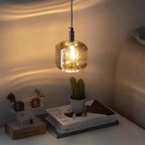 Crystal Pendant Lights Bedroom Bedside Lamps For Living Room Modern Home Decoration Glass LED Hanging Light Bathroom Lustre
