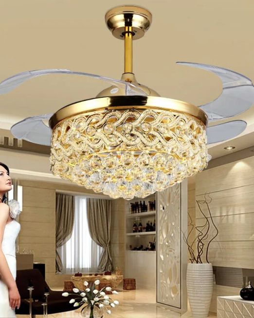Crystal-ceiling-fans-lamps-Dimming-invisible-Pendant-fan-lights-Modern-Bedroom-Living-Dining-room-Home-Decro