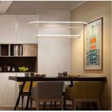 Designer Runway Oval Led Pendant Lamp Living Dining Table Island Restaurant Bedroom House Decor Lighting Ac85-260v Free Ship