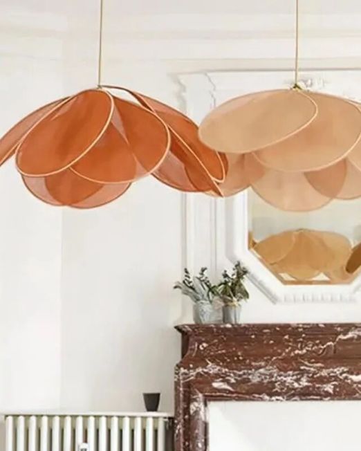 Fabric-Creative-Art-Lamp-Pendant-Lamp-Silent-Wind-Restaurant-Living-Bedroom-Petal-Cafe-Cloth-home-decor