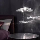 Italian designer room stair glass pendant lamp living room bar lamp dining room bar art flying saucer lamp for home decro lights