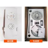 LED Ceiling Fans lamp For Living Room Home Decro 220V 110V Crystal Ceiling Fan With Lights Remote Control Fan Chandelier