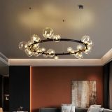 Modern Led Chandelier Long G9 for Table Dining Room Kitchen Bar Pendant Lamp Home Decor Lusters Suspension Design Lighting