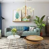 Modern Luxury Pendant Lamp Living Dining Room Lustre Chandeliers Home Decro LED Ceiling Lights For Hall Fixture Indoor Lighting