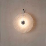 New Design Modern Indoor Hotel Project Decorative Bedroom Living Room Iron Marble Led Wall Lamp
