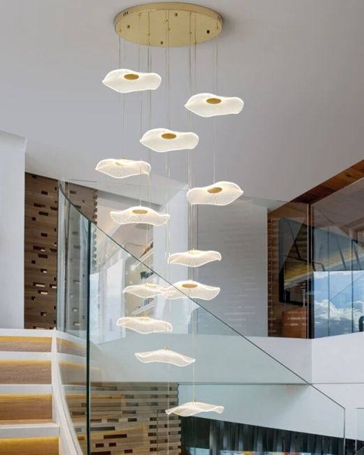 Nordic-Chandelier-Bedroom-Living-Room-Lamp-Simple-Lotus-Leaf-Irregular-Designer-Home-Dining-Room-Decoration-Stair-1