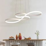 Nordic LED Pendant Light Fixtures dining room Living Room Kitchen black Music shape hanging Lamp home decor indoor lighting 220