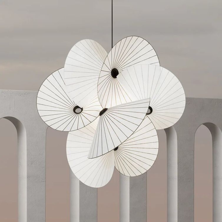 Nordic living room art chandelier personality creativity hll clothing shop minimalist restaurant fabric lamp Decro lights
