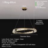 Pendant Light for Bedroom Living Room Kitchen Dining Table Designer Home Decor Luxury Modern LED Crystal Suspension Lamp
