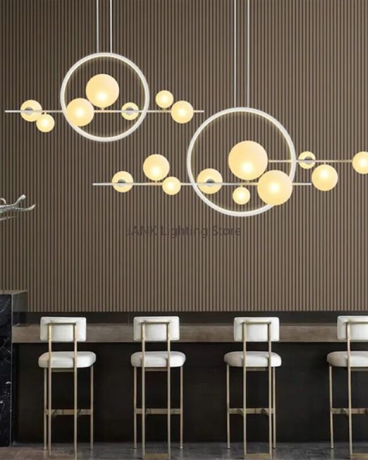 Post-Modern-Glass-Strip-Bubble-Chandelier-Creative-New-Type-Magic-Bean-Restaurant-Living-Room-Pendant-Lights