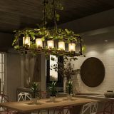 Retro Industrial style Bird cage Chandelier Wrought iron LED lamps for restaurant dining room garden bar decorative light
