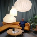 Strand pendant lamp Nordic Minimalist Wabi Sabi Fabric silk lamp Living Dining Room Bar Home Decor Bedroom Loft lounge lighting