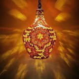 Turkish Mosaic Vase Pendant Lamp Ethnic Customs Handmade Lampe Romantic Cafe Restaurant Bar Tree Pendant Light Home Decro