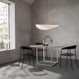 Vertigo Pendant Lamp Nordic Vertigo LED Chandelier For Living Room Home Decor Modern Silk Fabric Tense Pendant Light